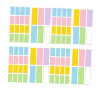 iplusmile 40 feuilles Autocollants Étiquettes Autoadhésives Colorées pour Bocal et Maison Résistantes Faciles à Coller et Écrire Stickers Nom Manuscrit Pratiques pour Organisation Bureau et