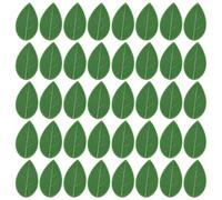 iplusmile 40 Pièces Clip de Fixation Vertes, Adhésif ABS | Marbre, Forme Feuille, pour Murs Lisses comme Carrelage, sans Trace au Retrait, Acier Inoxydable et Verre