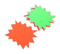 iplusmile 40 pièces Étiquettes de Prix Fluorescentes Multicolores Autocollantes pour Commerce et Au Détail Papier Portables pour Affichage Promotionnel et Marquage Manuel