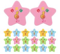 iplusmile 40 pièces Jetons Récompense Plastique Étoile Couleurs Vives Gestion Comportement Garçon Fille pour École et Maison