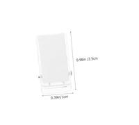 iplusmile 40 pièces Lot de Clips Adhésifs Plastique Transparent à Ressort pour Badge Didentité Porte Noms Pratique et Accessoires DIY pour Cartes Didentification
