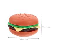 iplusmile 40 Pièces Miniature Fast Food Playset for Realistic Pretend Hamburger Toast Sandwich Hot Dog Toys DIY Creativity Role Play Accessories for Kitchen and Micro Landscape