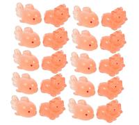 iplusmile 40 Pièces Miniature Landscape Animals Glow in The Dark Mini Resin Fish and Lion Figurines Luminous Tiny Sculptures for Fairy Garden and Home Decor