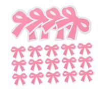 iplusmile 40 pièces Serviettes Jetables Décoratives à Nœud Roses pour Anniversaire Filles Papier Absorbant Résistant pour Anniversaire et Goûters