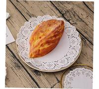 iplusmile 450 pièces Papier Alimentaire Absorbant Huile pour Snacks de Cuisson Blanches pour Pizza Fritures Sandwichs Usage Snack Café Traiteur et Maison