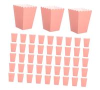 iplusmile 48 Pièces Boîtes à Popcorn Pliables pour Snacks Portables pour Anniversaire Garçon Fille et Adultes Boîtes Légères Réutilisables pour Cinéma Bonbons Frites et Collations