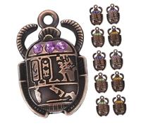 iplusmile 48 Pièces Charms Scarabée Égyptien avec Strass Pendentifs Coléoptère pour Bricolage Bijoux Accessoires pour Colliers et Bracelets Mix Couleurs