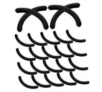 iplusmile 48 pièces Rubber Eyelash Curler Pads Soft Replacement Refills With Storage Box Durable Lash Curler Inserts