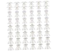 iplusmile 48pièces Épingles Cheveux Spirales Perles Accessoires Coiffure Mariée Pince Cheveux Femme Lot De Épingles Ornements Mariage