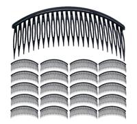iplusmile 48pièces Peigne à Cheveux avec Dents Pinces et Épingles Incluses Peigne Plastique pour Coiffure DIY Adapté aux Cheveux Épais et Longs