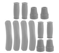 iplusmile 4ensembles Kit De Coussinets Pour Béquilles Et Couvre-poignées Embouts De Béquille Caoutchouc Pour Cannes De Marche De Rechange Pour Déambulateurs
