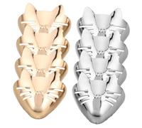 iplusmile 4Paires Lot Protège Orteils pour Talons Embouts Durables et Élégants pour Protection et Restauration Chaussures Installation Facile et Design