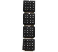 iplusmile 4pièces Clavier Matriciel Industriel Touches Module Externe pour Microcontrôleur Saisie Réactive Et Fiable pour Systèmes De Contrôle Et Machinerie