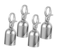 iplusmile 4Pièces Embouts de Corde avec Crochet pour Barrière de Sécurité Capuchons de Fin de Corde Matériau pour Séparateurs de Queue et Garde-corps