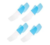 iplusmile 4pièces Film Anti-buée Et Anti-Pluie pour Casques Lot de Autocollants Universels Transparent à Eau Et Facile à Installer Protection Optimale Visière