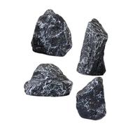 iplusmile 4pièces Lot de Ornement Rocaille Artificiel pour Micro-Paysage Intérieur Décoration De Bonsaï Simulation De Pierre