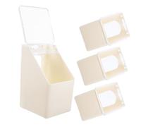 iplusmile 4pièces Mangeoire Suspendue pour Pigeons Tasse à Nourriture Pratique avec Couvercle Bac Alimentation pour Pigeonnier Capacité Adaptée Aux Besoins Quotidiens