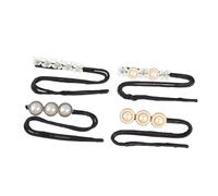 iplusmile 4pièces Pince à Cheveux Perle pour Chignon Facile Élastique Torsadé Accessoire Coiffure Outil Chignon Boulette de Viande