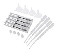 iplusmile 4pièces Tube de Brosse à Cils Vide avec Entonnoir et Pipette pour Fabrication de Mascara Maison