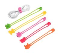 iplusmile 5 pièces Bandes Élastiques Silicone Large et Résistantes Multi Usage pour Boîte Bento Carnet Accessoires Déjeuner Sangles Colorées et Élastiques