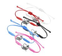 iplusmile 5 pièces Bracelets de Poignet Résistants pour Sport Accessoires de Cheerleading Tressés pour Esprit Équipe et Cadeau