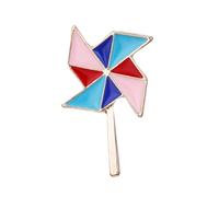 iplusmile 5 pièces Broche Collier Émaillée Forme Moulin à Vent Badge Créatif Unisexe Accessoire Mode pour Vêtements Femme Homme