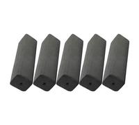 iplusmile 5 Pièces Charbon de Bois Poêle à Charbon de Bois Bambou Noir Allumage Rapide pour Barbecue Portable Camping en Plein Air Débutant et Professionnel