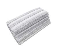 iplusmile 5 Pièces Chiffons de Remplacement Autocollants pour Serpillère Plat Réutilisables Têtes de Balai pour Nettoyage de Sol Humide Sec pour Types de Surfaces