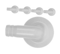 iplusmile 5 Pièces Connecteurs de Tuyau de Drain pour Climatiseur Adaptateurs Coudés pour Évacuation Eau de Remplacement pour Extérieures