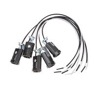iplusmile 5 pièces Douille Bakélite pour Suspension Lot de Supports de Lampe à Vis pour Ampoules Bougie Installation Facile et Design Industriel