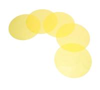 iplusmile 5 Pièces Film Diffuseur de Lumière Autocollant Pellicule de Correction Couleur Chaude Transparence Colorées pour Lampes Filtres Gel pour Ambiance Maison