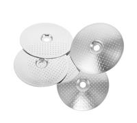 iplusmile 5 Pièces Filtre Espresso Réutilisable Acier Inoxydable Od avec Central Accessoires pour Porte-filtre Sans Fond Tamis Métallique pour Machine à Café