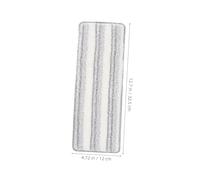iplusmile 5 pièces Lingettes Microfibres Autocollantes pour Serpillière à Tête Plate Recharge Lavable avec Poils Durs Rayés Remplacement Compatible Mops Reveal pour Sols Stratifiés