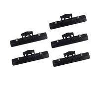 iplusmile 5 pièces Lot de Pinces pour Partition de Musique Noires Support Pratique et Résistant pour Pages Accessoire Musicien Polyvalent pour Fixation sur Pupitre