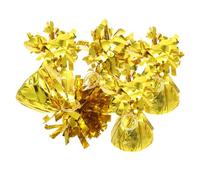 iplusmile 5 pièces Lot de Poids pour Ballons à Hélium Aluminium Doré Accessoires Décoratifs Multicolores pour Fête Mariage et Anniversaire Poids Bloc Ballon Pratique et Réutilisable