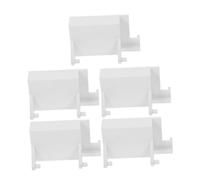 iplusmile 5 Pièces Microwave Door Replacement Plastic Latch Bracket For Model Oven Door Switch Support For Easy DIY Repair