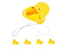 iplusmile 5 Pièces Nez Canard Costume Réaliste Accessoire Bec Canard et Confortable Prop Animal pour Cosplay Fêtes et Halloween
