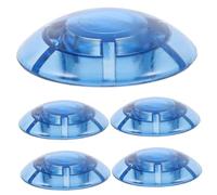 iplusmile 5 Pièces Pédales Guitare Caps Protection Effet Ergonomiques Bleu Protège Boutons Toppers pour Footswitch Guitare et Basse Confort et Précision sur Scène et Studio