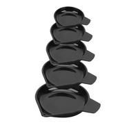 iplusmile 5 pièces Plateau Plastique pour Balance Électronique Lot de Robuste Plateau de Pesée Pratique pour Cuisine Pâtisserie Magasin de Fruits et Restaurant