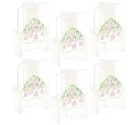 iplusmile 5 Pièces Protection de Câble Adorable Gaine pour Câble de Données TPU Motif Tulipe pour Ordinateurs et Cordon, Protège L'effilochage et Évite Les Nœuds