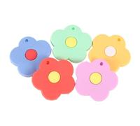 iplusmile 5 Pièces Silicone Key Sleeve Flower Design Key Covers Creative Cute Cartoon Animal For Women And