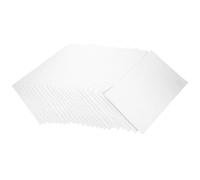 iplusmile 50 feuilles Lot de Étiquettes Autocollantes Vierges Papier Kraft Adhésif Mat Résistant Rayure pour Imprimante Jet Encre et Laser Étiquettes Légères et Faciles à Utiliser Adaptées