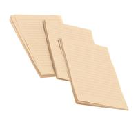 iplusmile 50 Feuilles Papier à Lettres Vintage en Kraft, 50 Feuilles Lignées sans Transfert, Style Rétro Élégant pour Écriture, Poésie et Menus Polyvalents