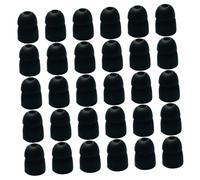 iplusmile 50 pièces Cache-Oreilles en Silicone Petits Capuchons élastiques Invisibles pour écouteurs sans Fil 50pcs Noir Petit modèle