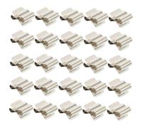 iplusmile 50 pièces Clips Câble Photovoltaïque Acier Inoxydable Fixation Sans Perçage pour Panneau Solaire Protection et Organisation des Fils Installation Facile avec Clip Ressort