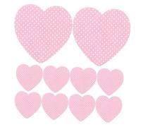 iplusmile 50 pièces Lingette Nettoyante Adhesive pour Peinture Diamant Tampon Effaceur Forme de Coeur Réutilisable pour Enlever Résidus de Colle Outil DIY Compact Rose