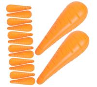 iplusmile 50 Pièces Nez de Carotte Orange Plastique pour Bonhomme de Accessoire Réutilisable et Facile à Installer Décoration de Noël pour Extérieur et Fêtes Hivernales