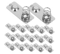 iplusmile 50 Pièces Plaques à Ressort pour Batterie AAA et AA Connecteurs de Contact à Positif Compatibles Télécommandes et Boîtiers de Batterie Installation Compacte et Auto Ajustable