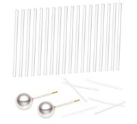iplusmile 50 pièces Protections Oreille Silicone Souple Allergie Transparentes Manchons Confortables pour Boucles Oreilles Faciles à Installer et Compactes