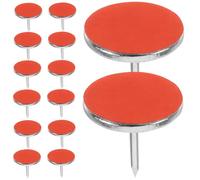 iplusmile 50 pièces Punaises Métal Réfléchissantes pour Randonnée et Camping Lot Marqueurs de Sentier Visibles la Nuit Résistantes et Faciles à Installer pour Aventures Extérieures